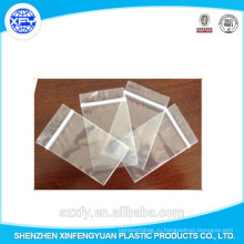 Прозрачный пластиковый пакет изготовлен на заказ